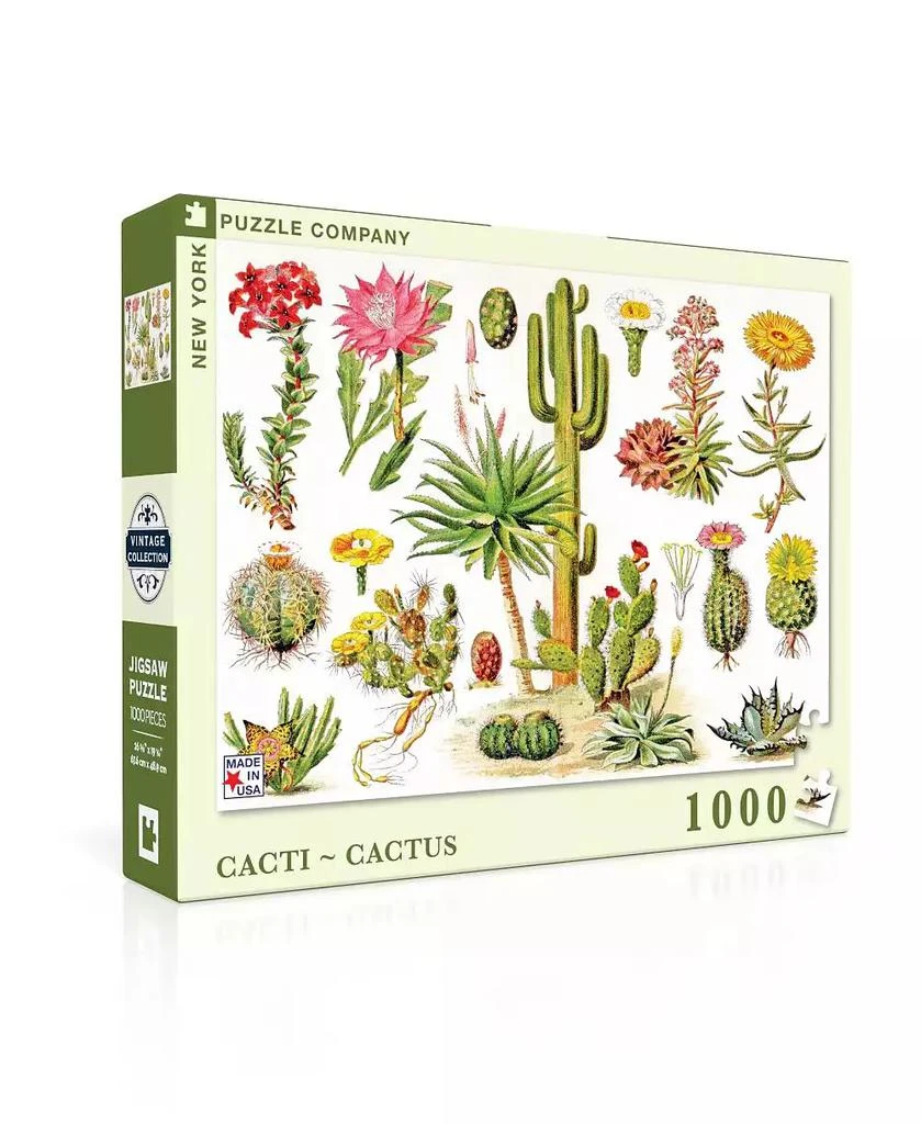 New York Puzzle Company Cacti Cactus 1000 Piece Puzzle 2