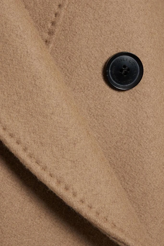 Nili Lotan Edmont double-breasted wool-blend felt coat 4