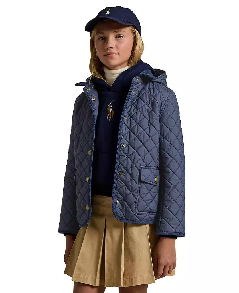 Ralph Lauren Big Girls Quilted Water-Repellent Barn Jacket 1