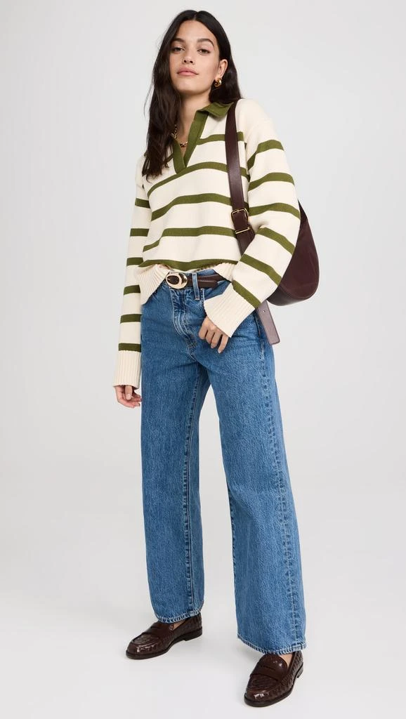 English Factory Striped Collared Sweater 4