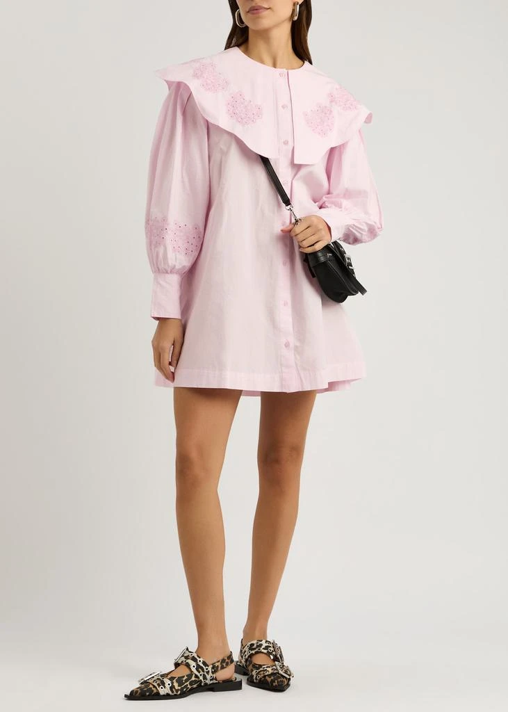 DAMSON MADDER Mimi broderie anglaise cotton mini dress 4