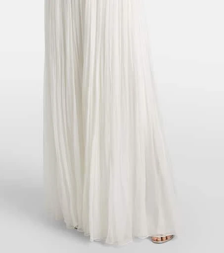Costarellos Adamaris embellished floral strapless gown 5