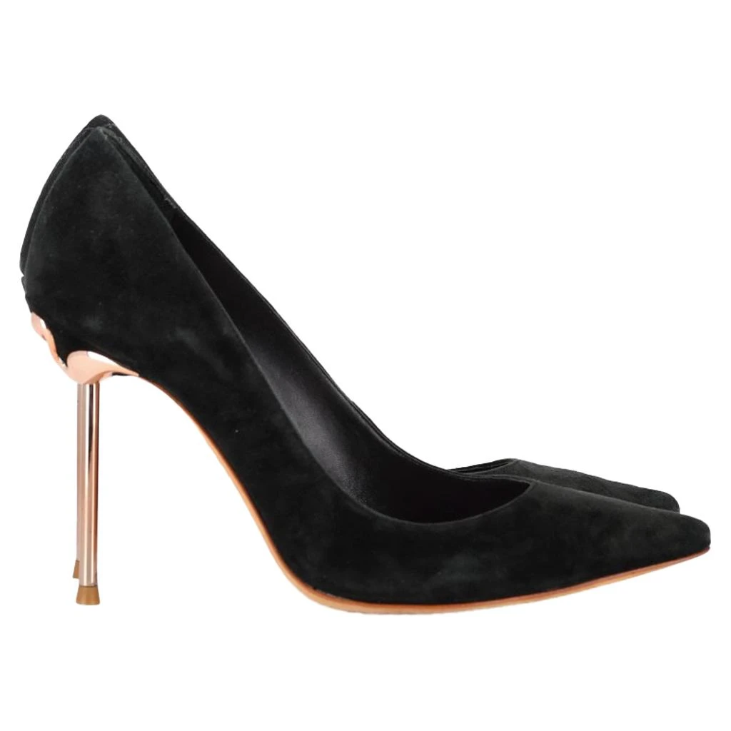 Sophia Webster Coco Flamingo Pumps in  Black Suede 1