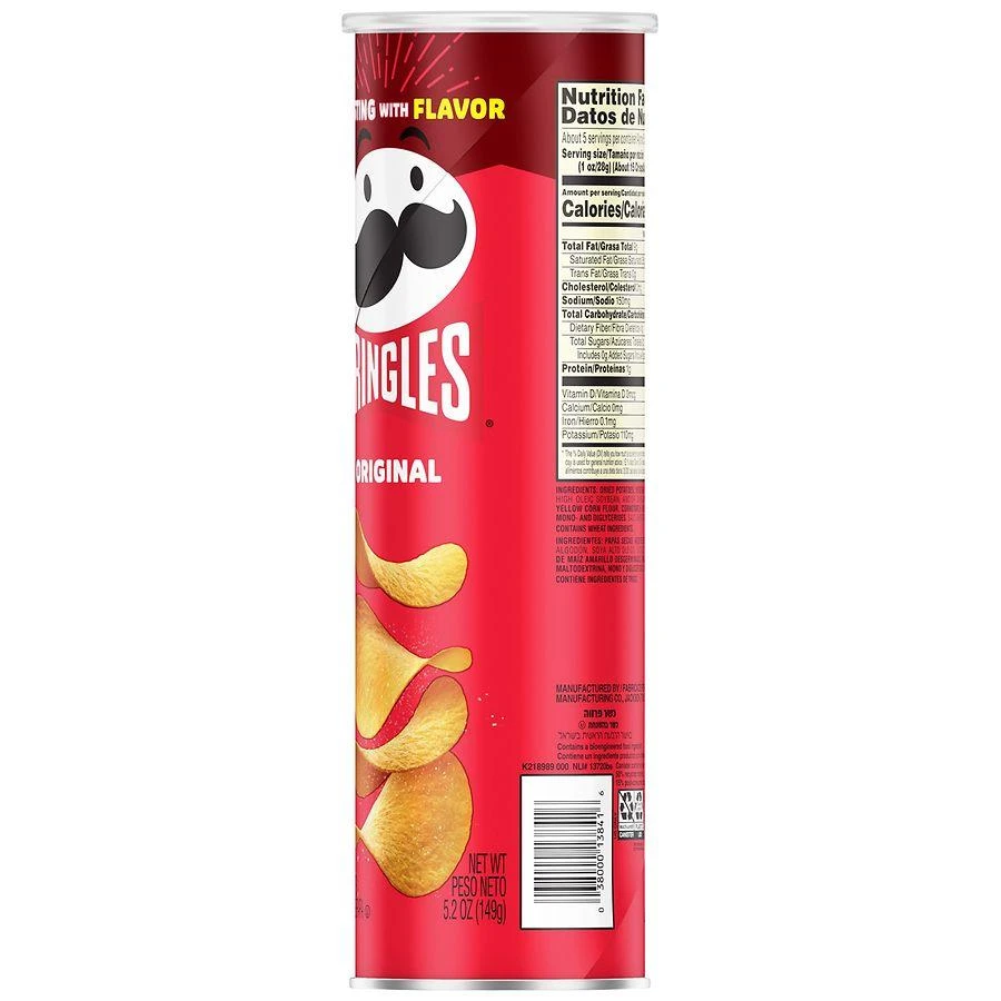 Pringles Potato Crisps Chips Original 10