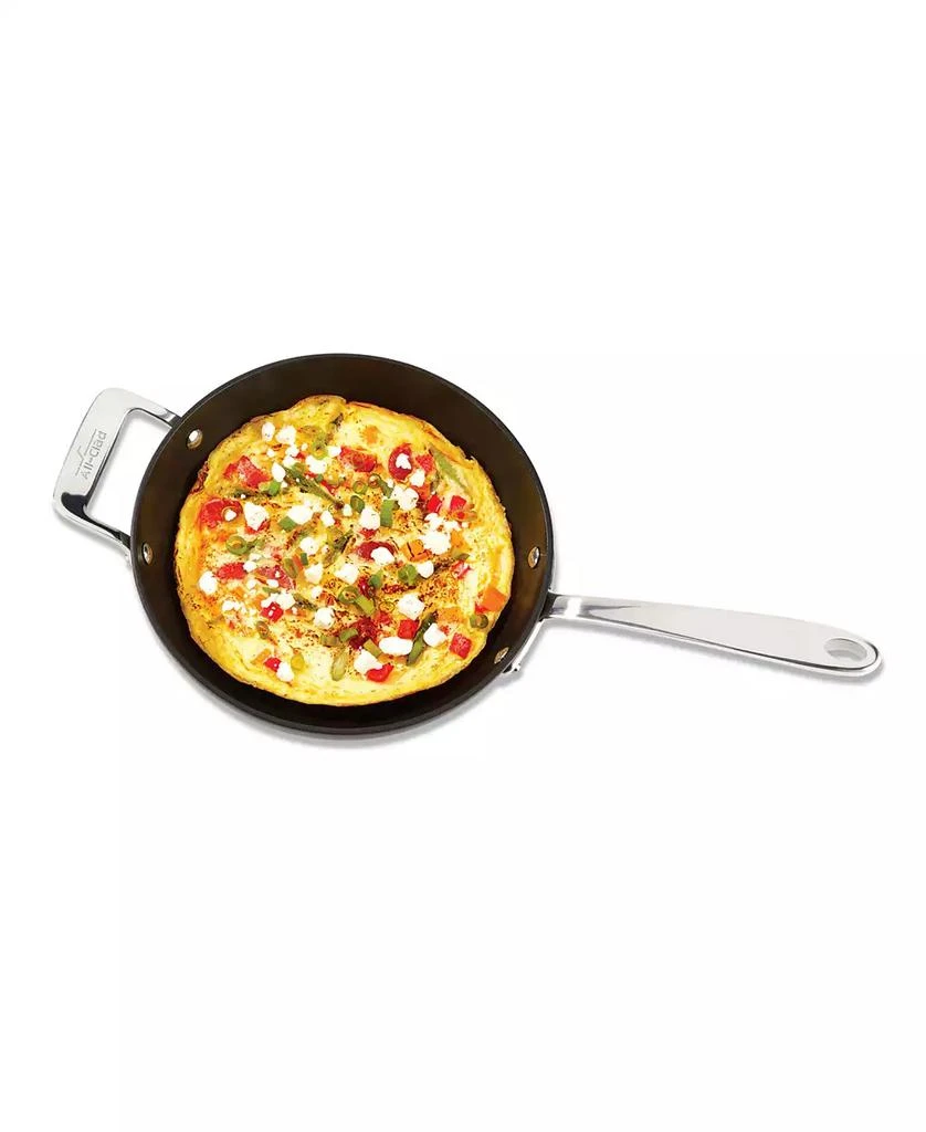 All-Clad Essentials Hard Anodized Nonstick Cookware Set, 2-piece Fry and Sauce Pan with lid Set 3