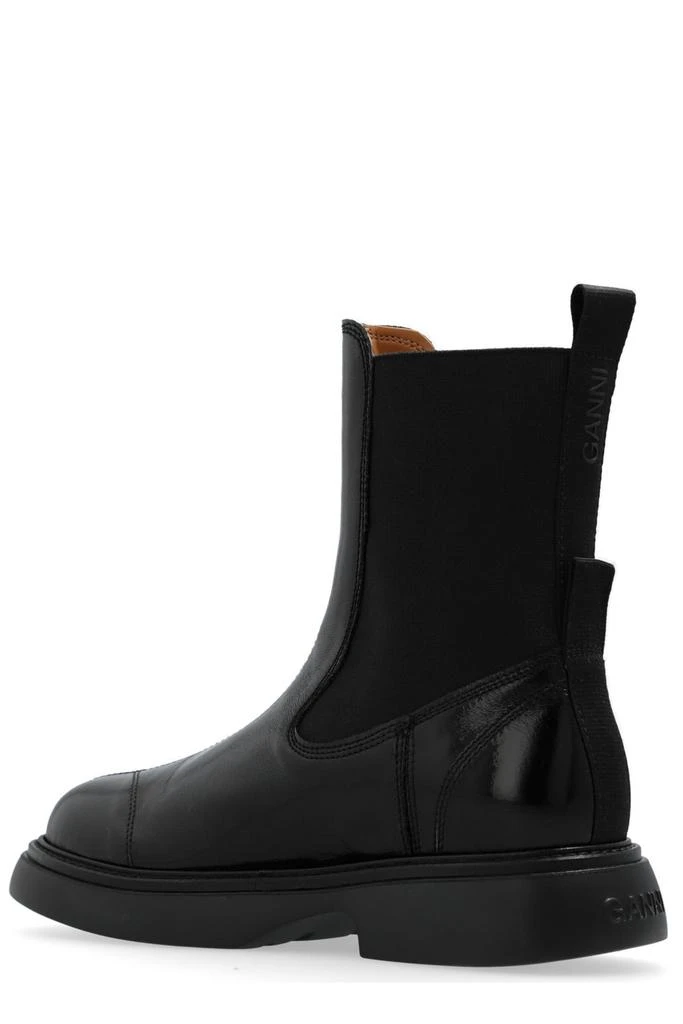 Ganni Ganni Round-Toe Slip-On Chealsea Boots 3