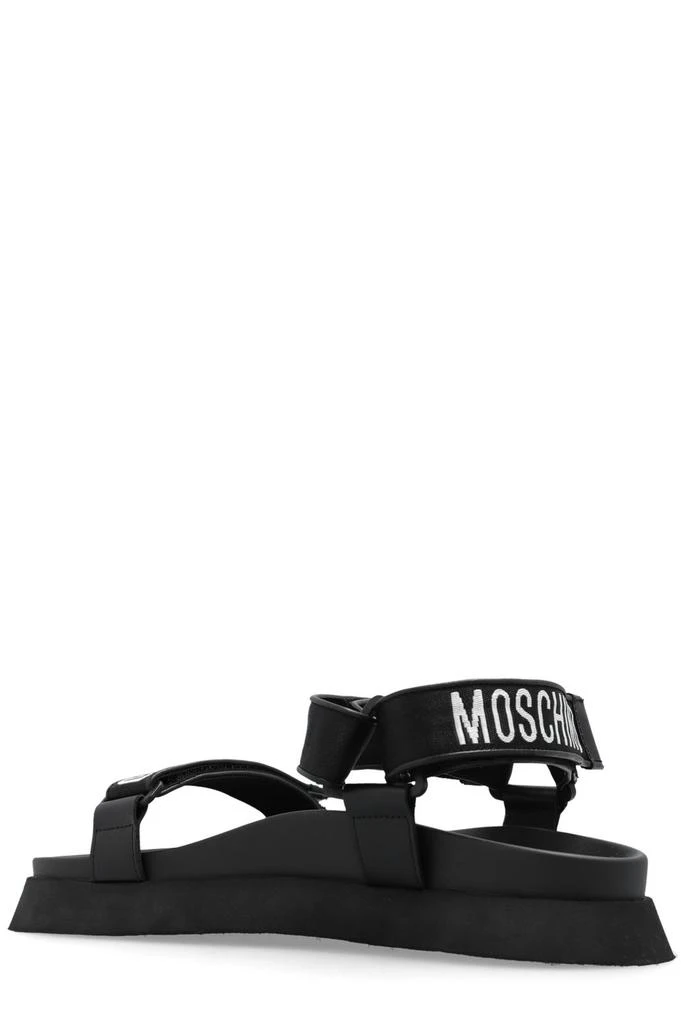 Moschino Moschino Logo Embroidered Open-Toe Sandals 3