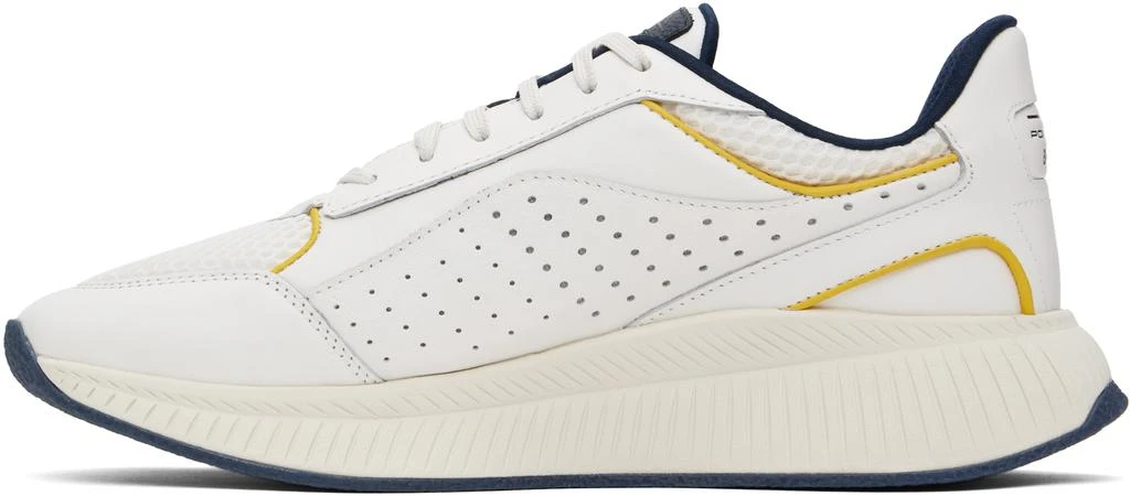 Hugo Boss White Porsche Edition Perforated-Leather Sneakers 3