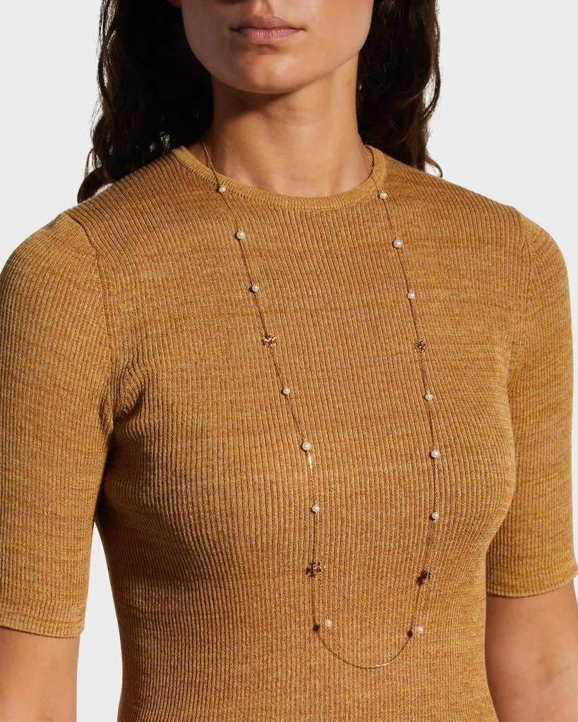 Tory Burch Long Moondance Pearl Necklace 2