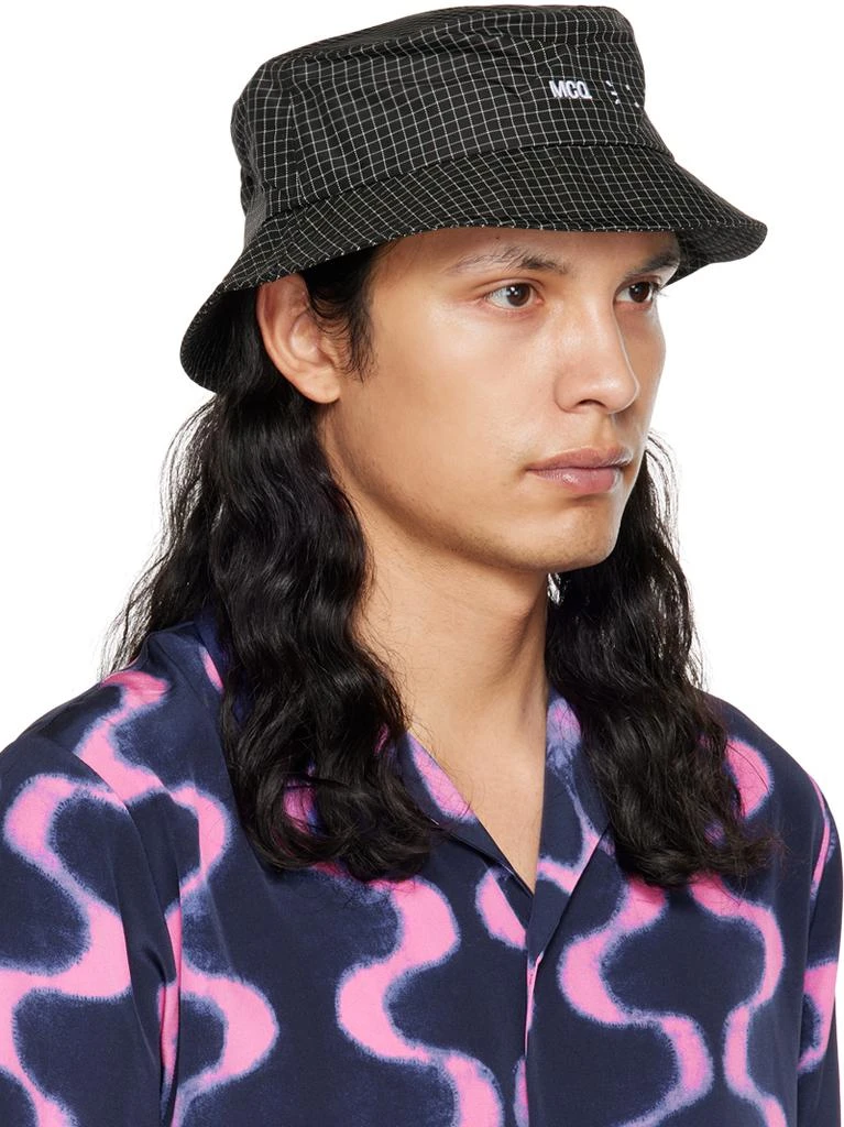 Alexander McQueen Black IC0 Bucket Hat 2