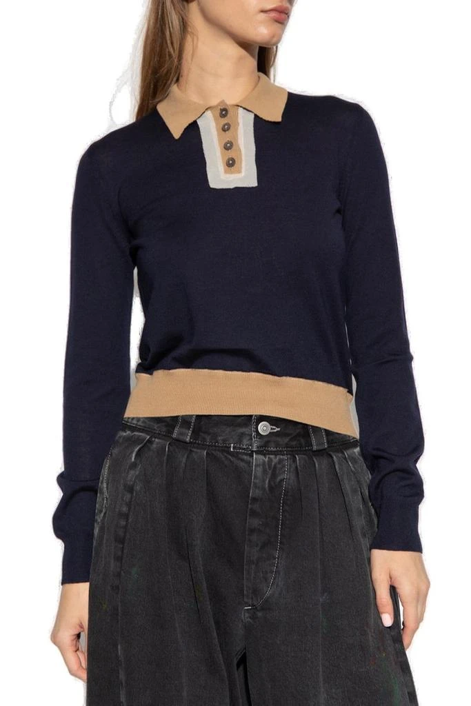 MAISON MARGIELA Maison Margiela Colour-Block Buttoned Polo Shirt 2