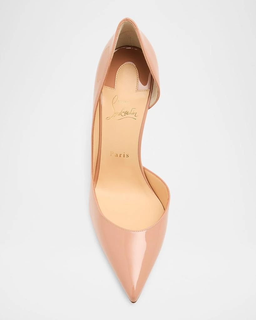 Christian Louboutin 100mm Iriza Patent Open-Side Pumps 7