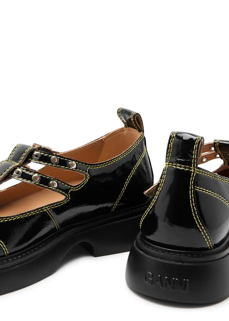 Ganni Mary Jane patent leather shoes 4