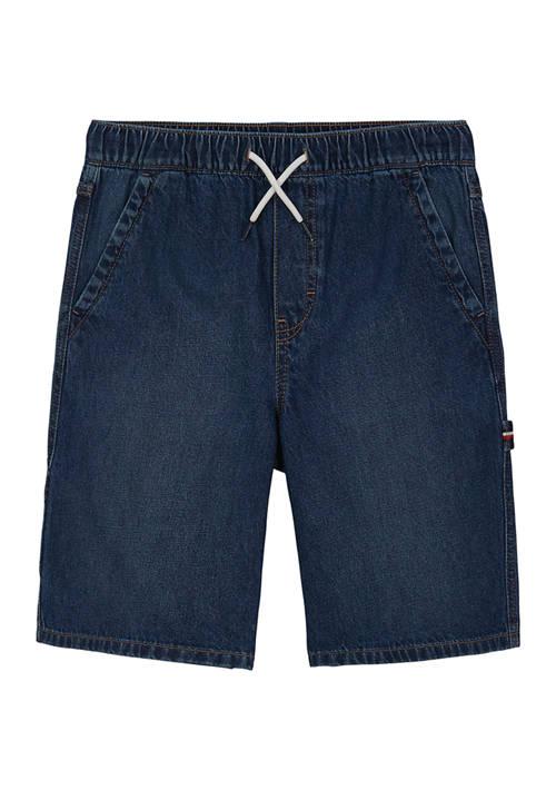 Tommy Hilfiger Hilfiger Boys 8 20 Pull On Denim Utility Shorts