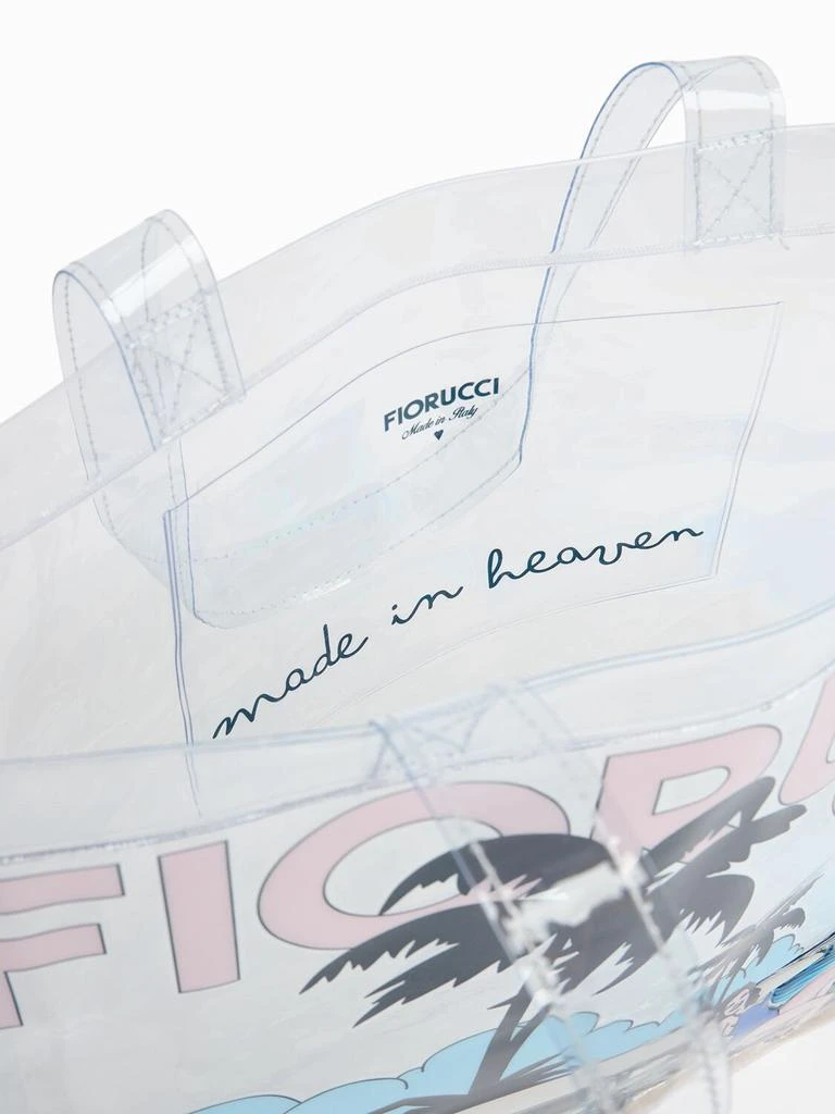 Fiorucci Beach Print Pvc Tote Bag 4