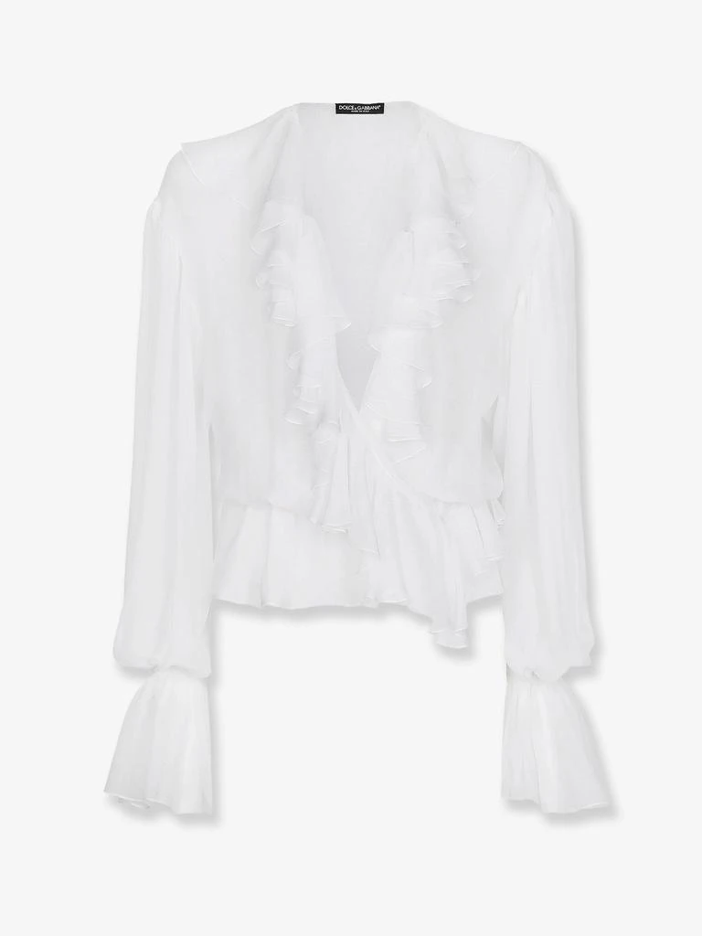 Dolce & Gabbana Chiffon shirt with volant