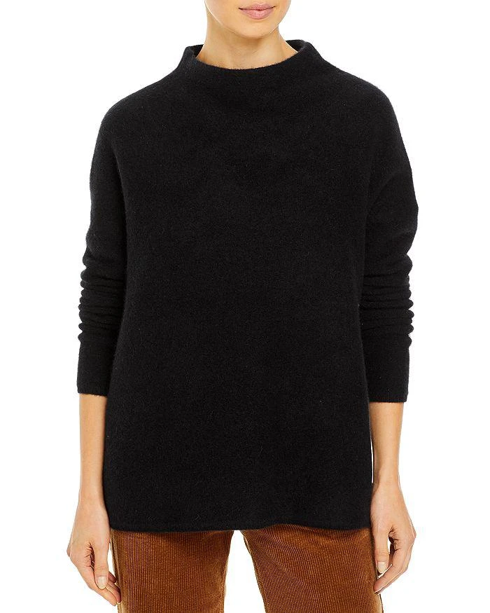 C by Bloomingdale's Cashmere Mock Neck Brushed Cashmere Sweater - Exclusive 1