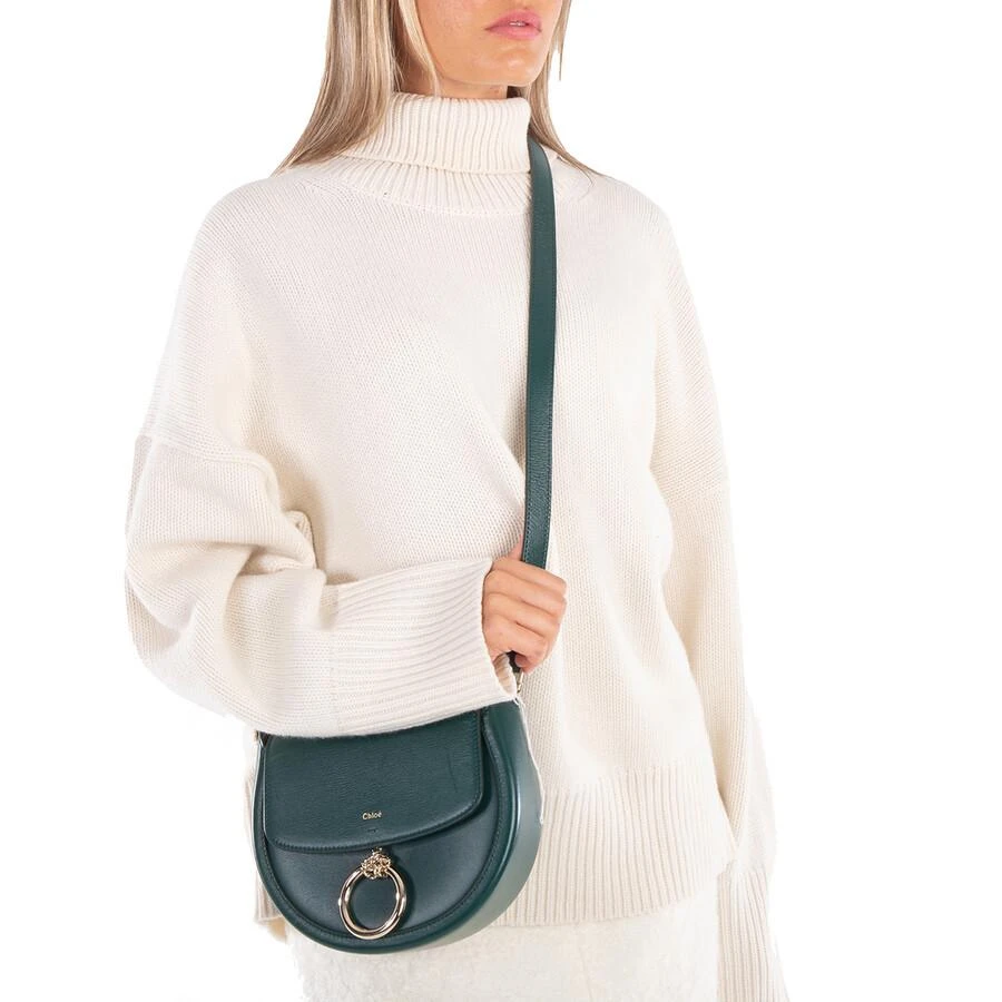 Chloé Chloe Ladies Marble Green Arlene Leather Crossbody Bag 2