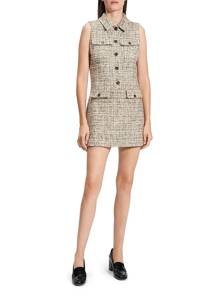 Theory Tweed Sleeveless Minidress 2