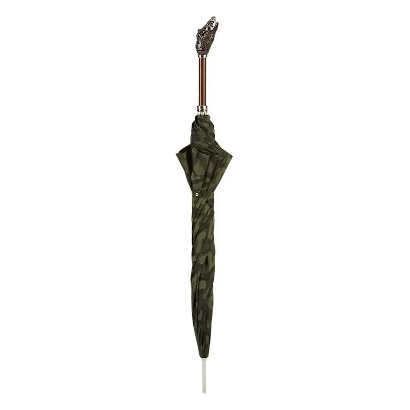 PASOTTI Pasotti Camouflage Print Luxury Umbrella with Crocodile Handle 2