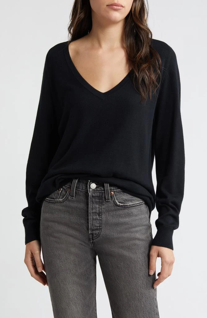 Treasure & Bond Relaxed V-Neck Sweater 1