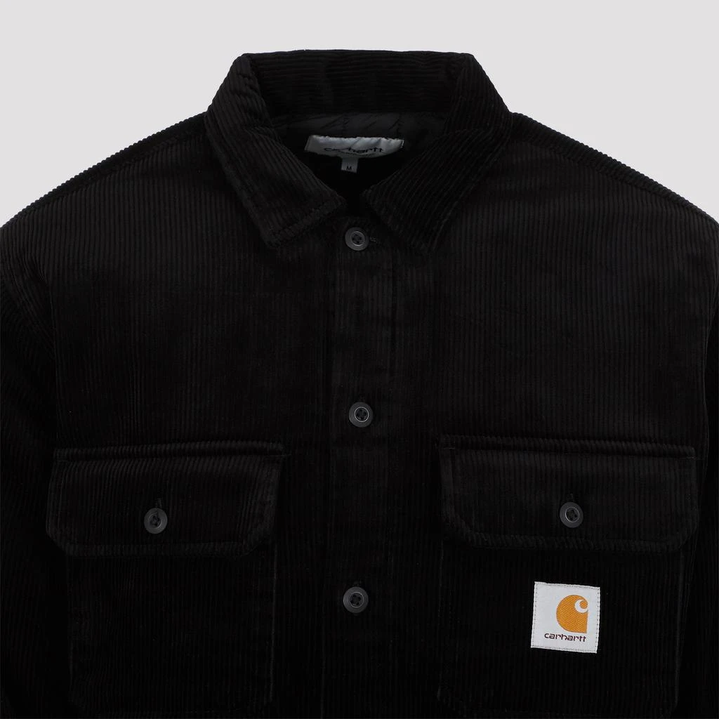 Carhartt WIP Black Cotton Whitsome Shirt Jacket 4