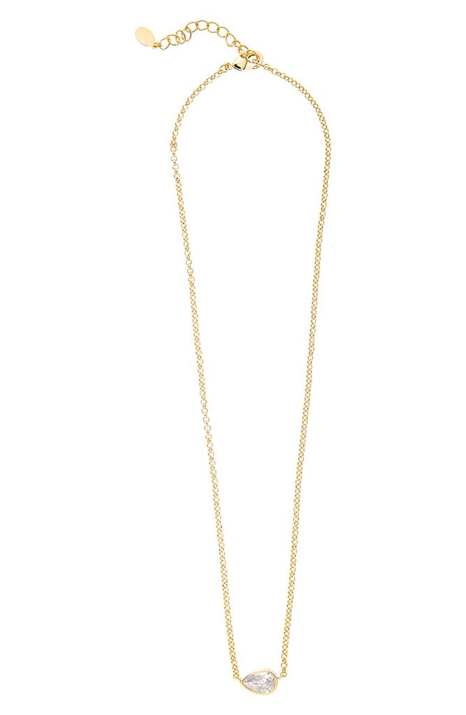 Rivka Friedman Pear Cut CZ Necklace