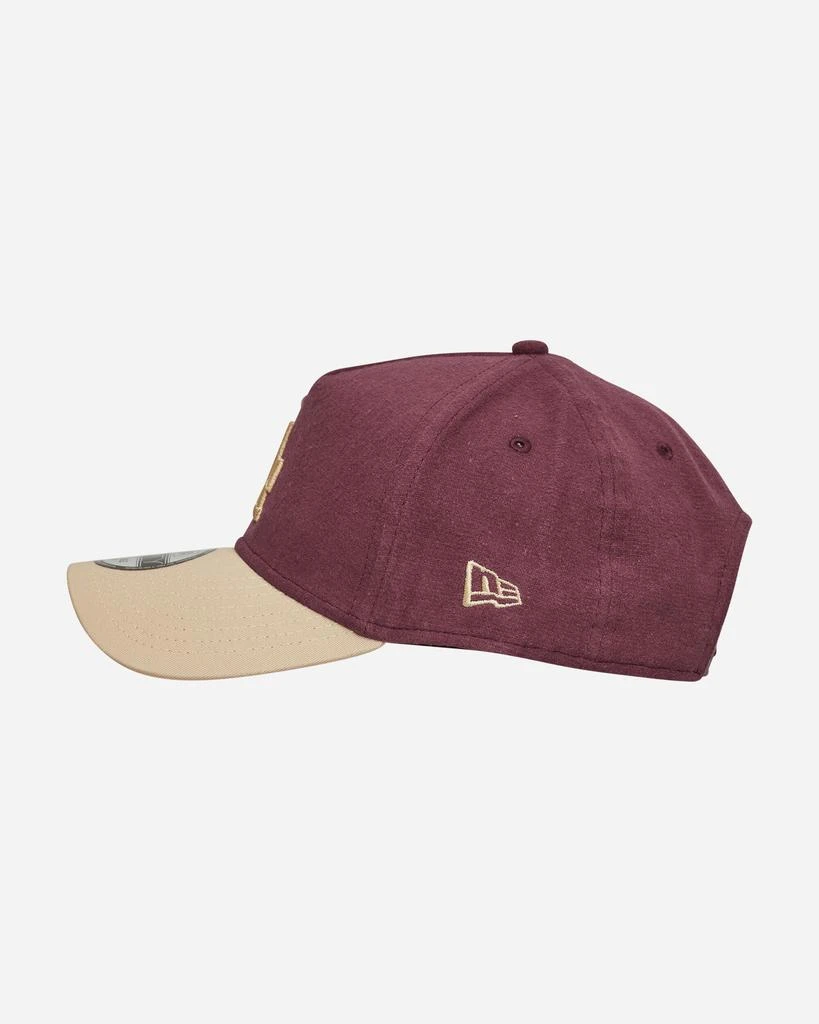 New Era LA Dodgers Moleskin Crown 9FORTY A-Frame Adjustable Cap Dark Purple 3