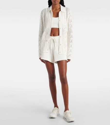 The Upside Lavalliere Malia knitted cotton shirt 2