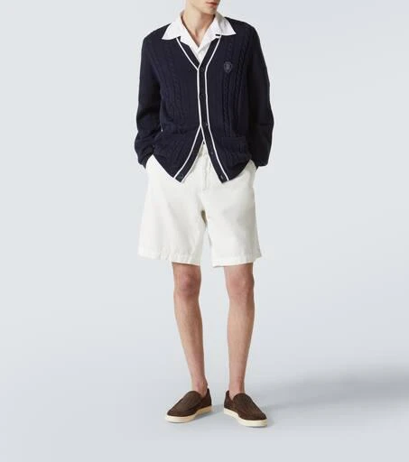 Brunello Cucinelli Herringbone suede loafers 2