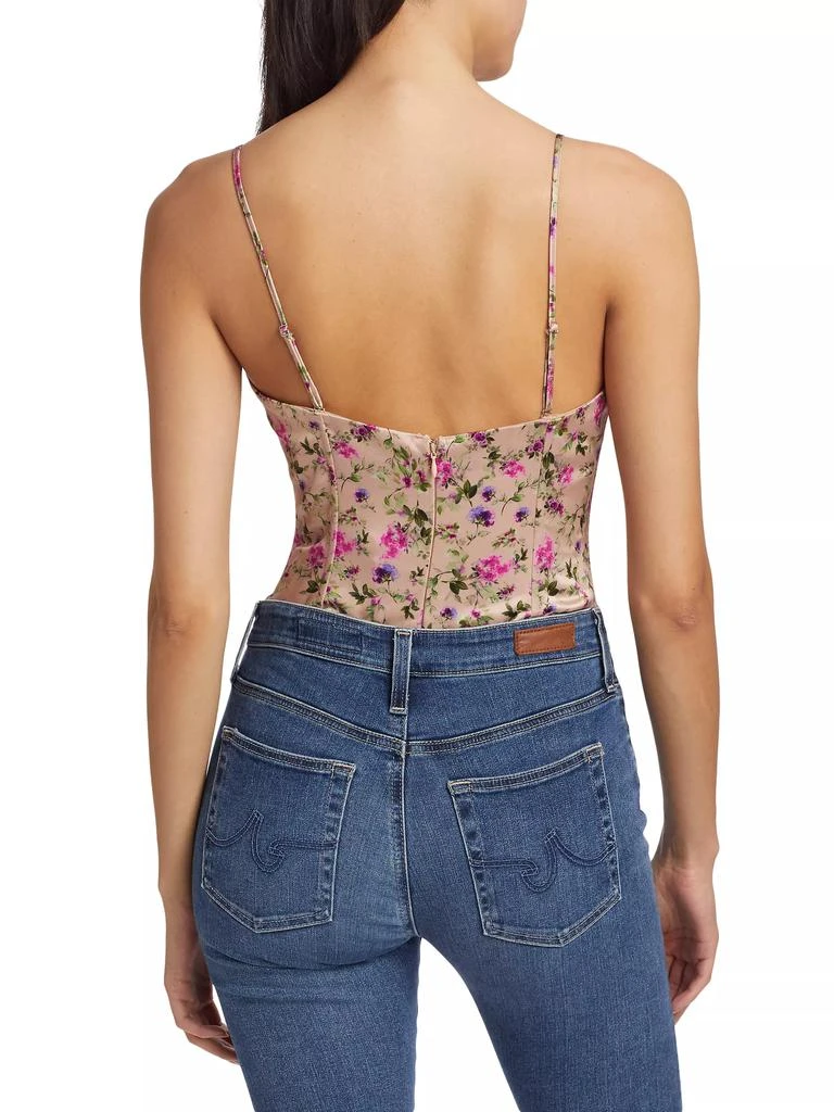 Cami NYC Tamara Floral Corset Bodysuit 5