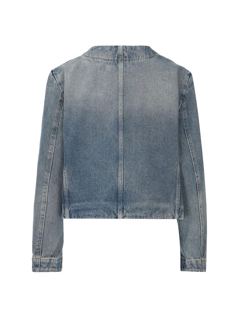 Givenchy Givenchy Chain-Detailed Denim Jacket - Jackets