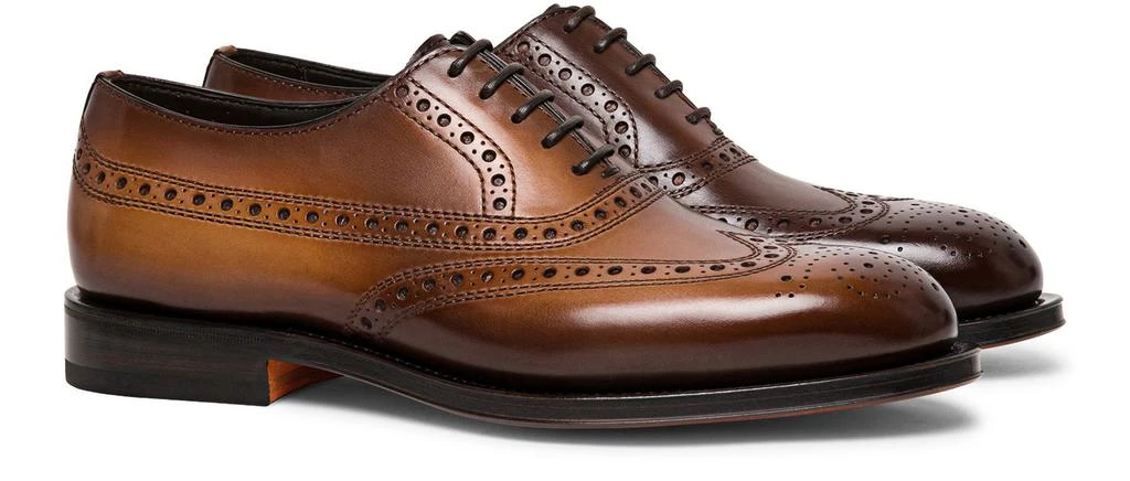 Santoni Leather Oxford shoes 2