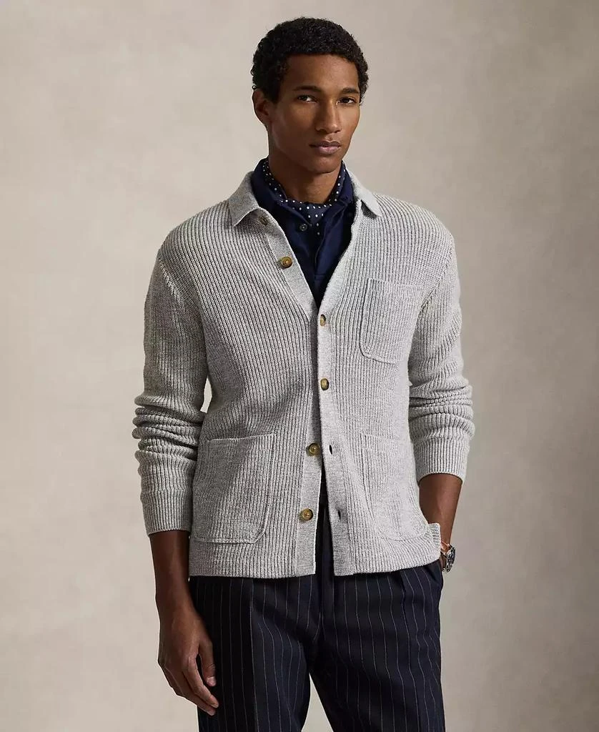 Ralph Lauren Men
s Collared Button-Front Cardigan 1