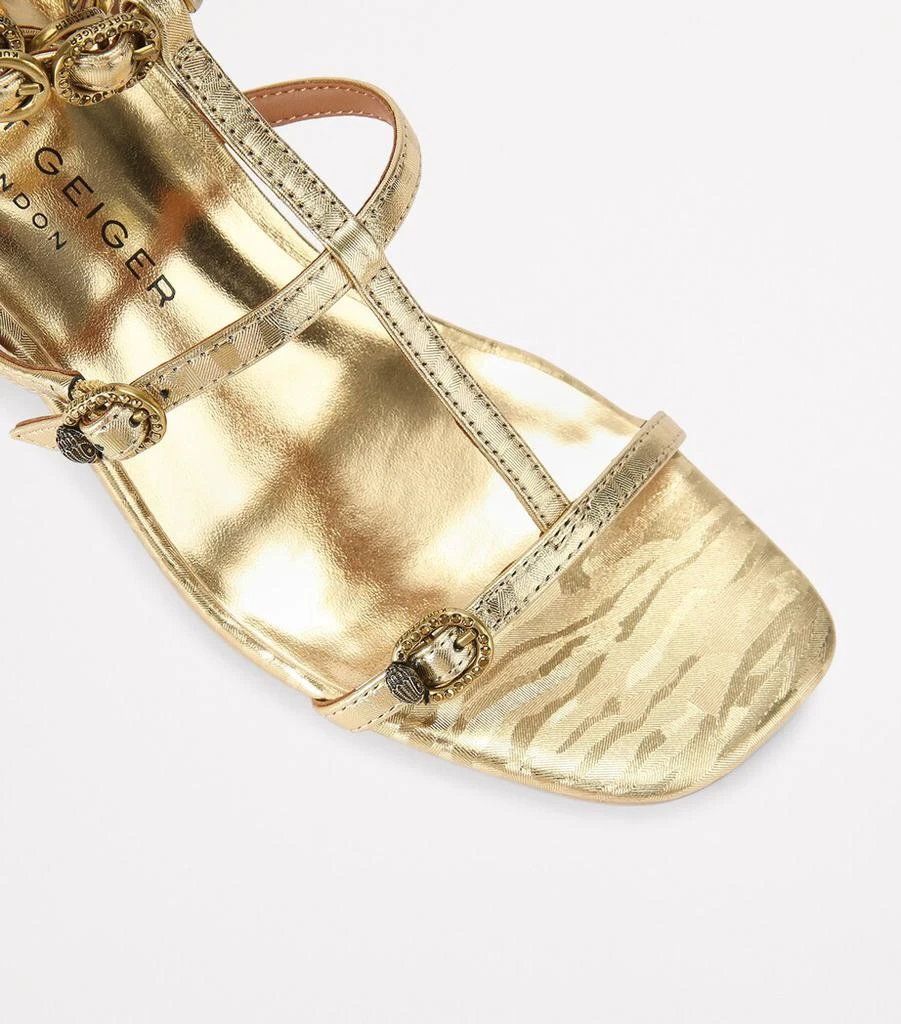 Kurt Geiger Leather Regent Block Sandals 3