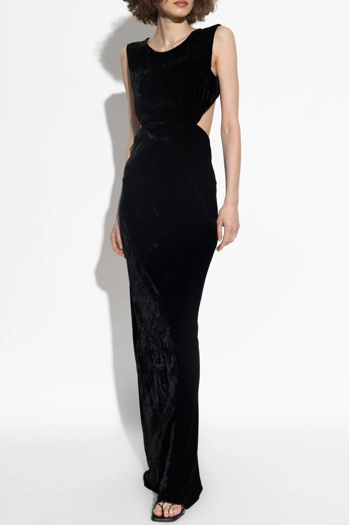 Rick Owens Sleeveless velvet dress 3