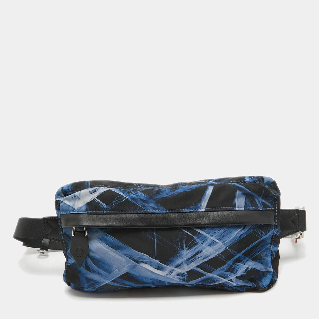 MontBlanc Montblanc Black/Blue Nylon Meisterstuck Selection Glacier Belt Bag 1