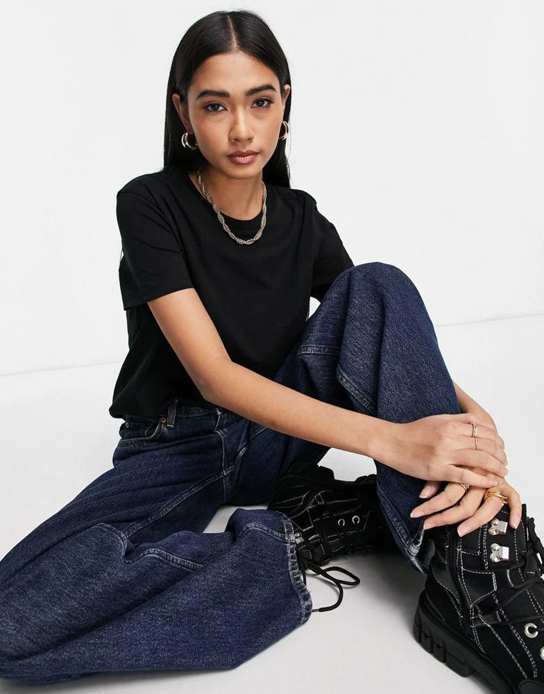 ASOS ASOS DESIGN ultimate t-shirt with crew neck in cotton blend in black - BLACK 2