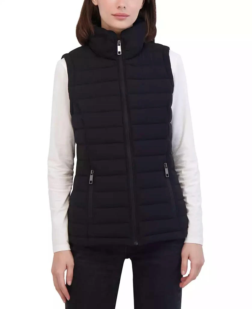 Nautica Women's Stand-Collar Zip-Front Puffer Vest 5