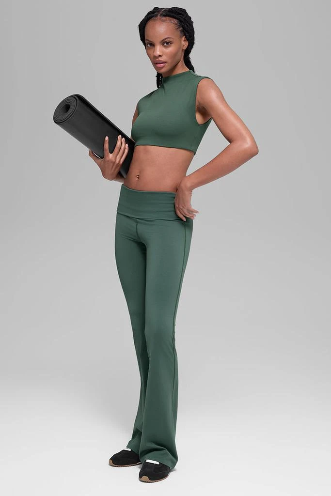Alo ALO Softsculpt Foldover Flare Legging - Clover Green 6