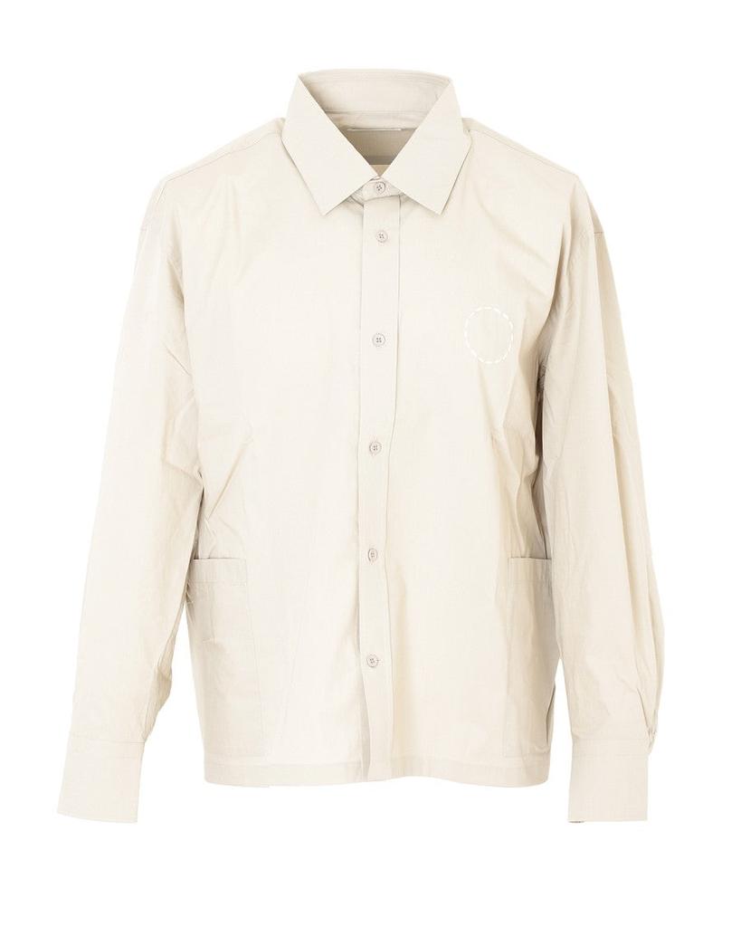 Craig Green Beige Cotton Circle Shirt With Pointed Collar