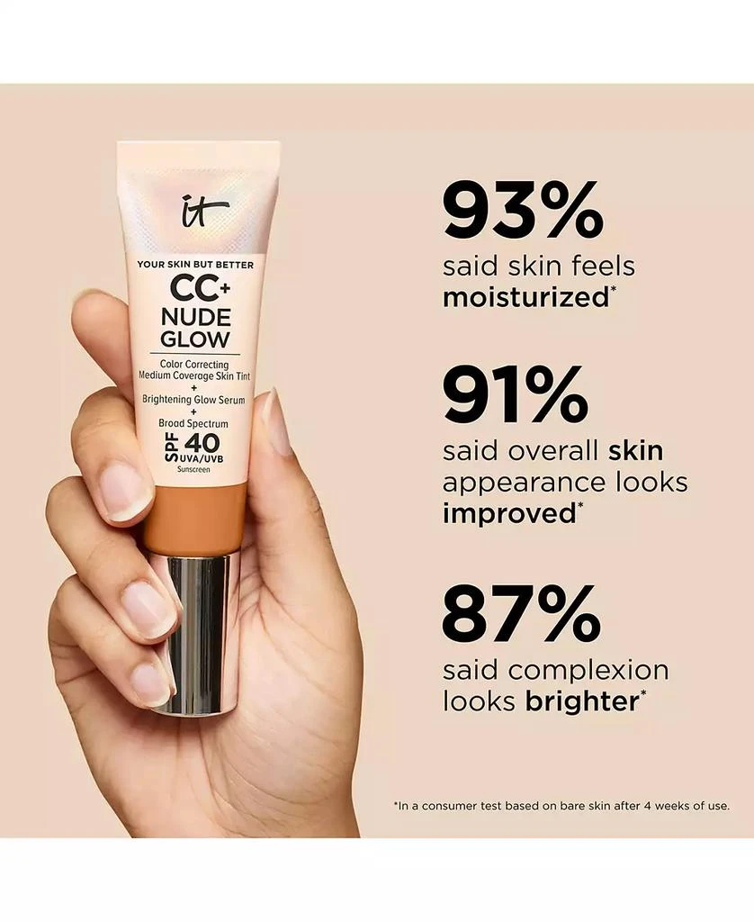 IT Cosmetics CC+ Nude Glow Lightweight Foundation + Glow Serum SPF 40 6