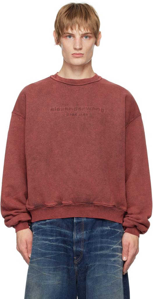 Alexander Wang STAR ZIP UP HOODIE IN DENSE FLEECE - Hoodies