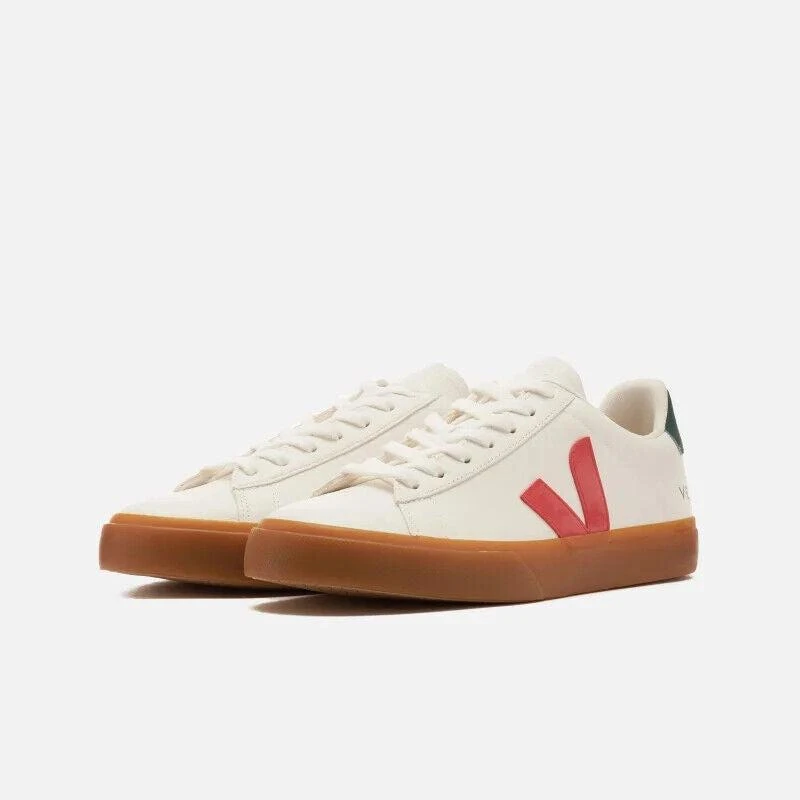 Veja Veja Campo Chromefree CP0503497B Men's White Leather Low Top Comfort Sneakers 1