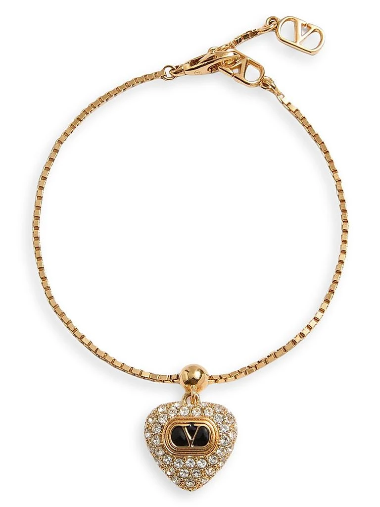Valentino Coeur Royal Metal Enamel and Swarovski® Crystal Bracelet