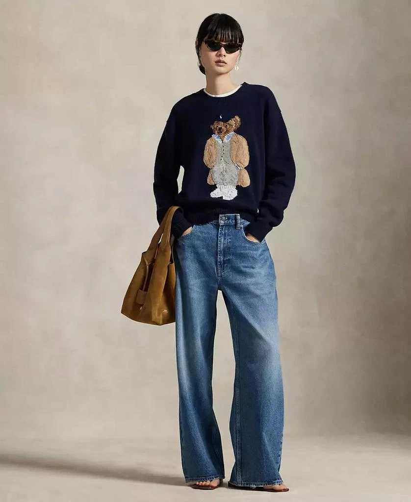 Ralph Lauren Women's Polo Bear Wool-Cashmere-Blend Sweater 5