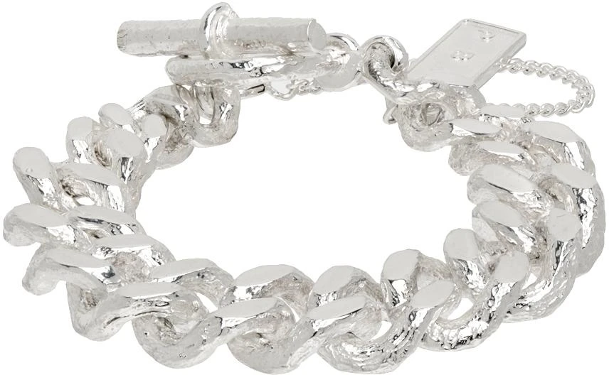 Pearls Before Swine Silver Spliced Link Bracelet 1