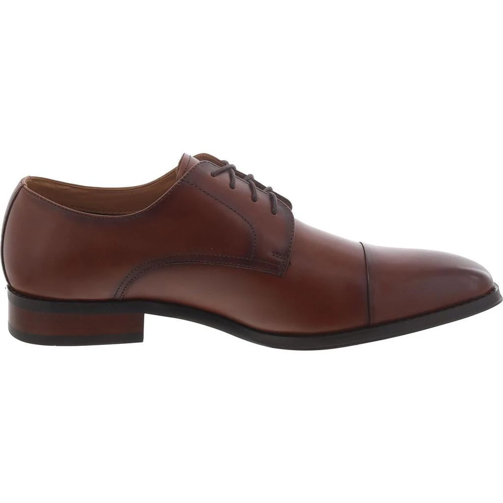 Steve Madden Plot Mens Leather Lace-Up Derby Shoes 2