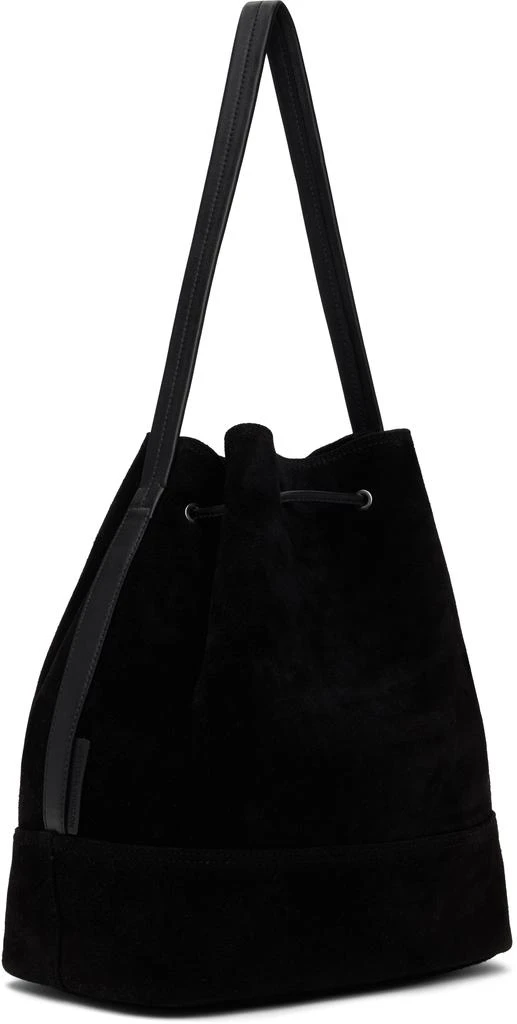 Nothing Written Black Suede Bucket Bag 3