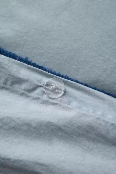 Urban Outfitters Breezy Cotton Percale Tassel Duvet Cover 4